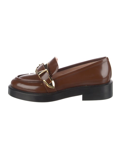 Alberta Ferretti Leather Loafers