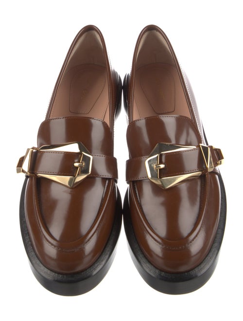 Alberta Ferretti Leather Loafers