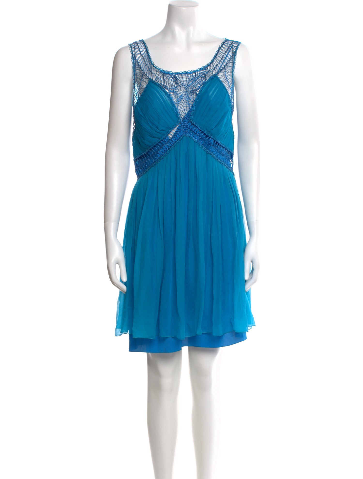 Alberta Ferretti Silk Mini Dress w/ Tags