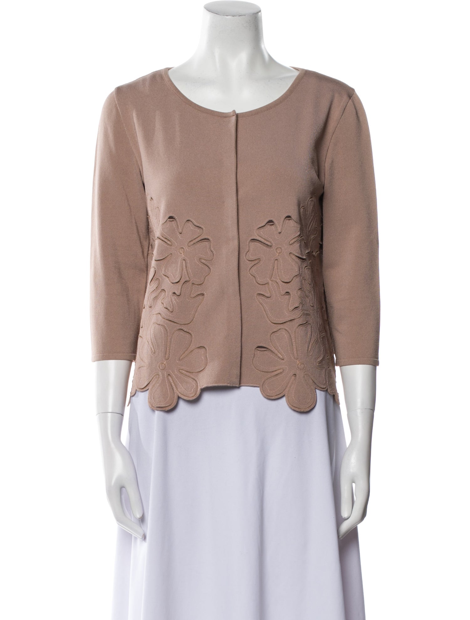 Alberta Ferretti Scoop Neck Sweater