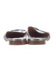 Alberta Ferretti Patent Leather Mules