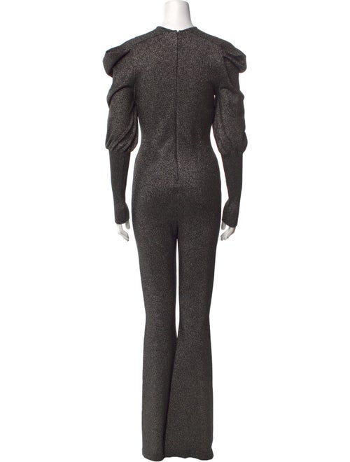 Alberta Ferretti Crew Neck Jumpsuit