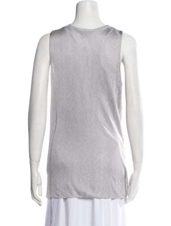 Alberta Ferretti Silk Open Front Tunic