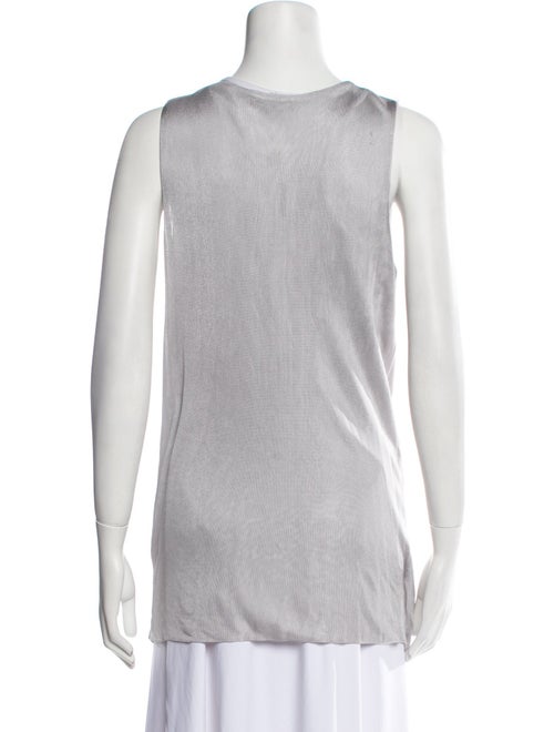 Alberta Ferretti Silk Open Front Tunic