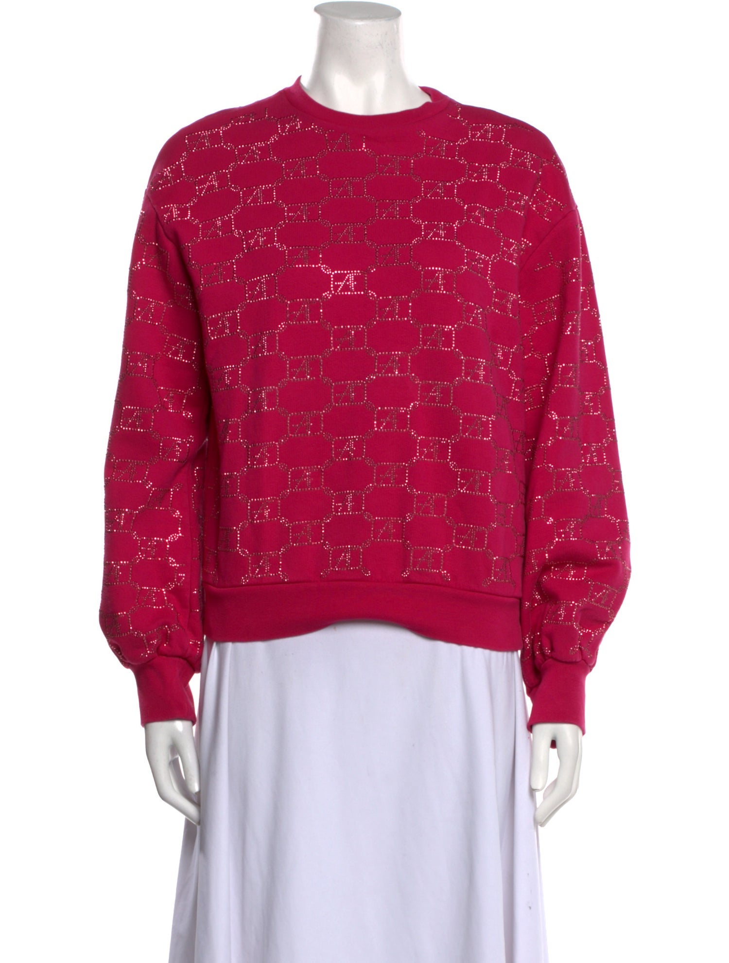 Alberta Ferretti Printed Crew Neck Sweatshirt