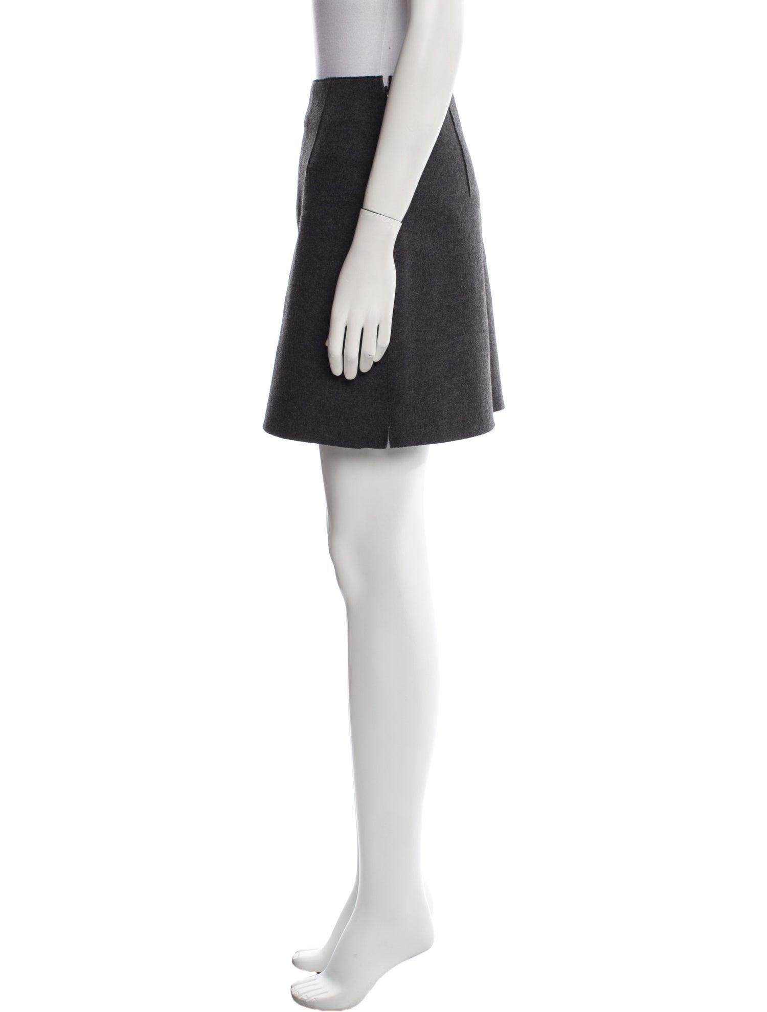 Alberta Ferretti Virgin Wool Knee-Length Skirt