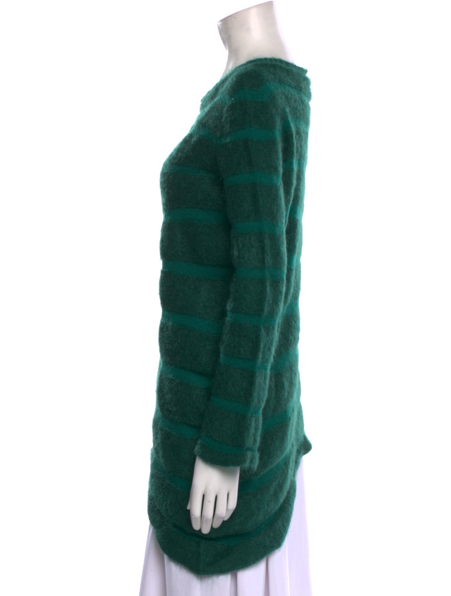 Alberta Ferretti Mohair Striped Sweater