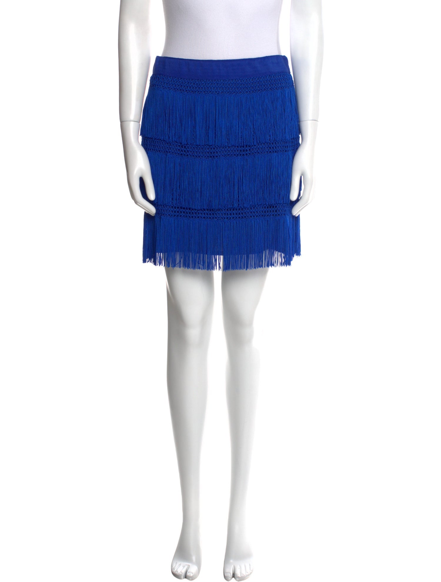 Alberta Ferretti Silk Mini Skirt