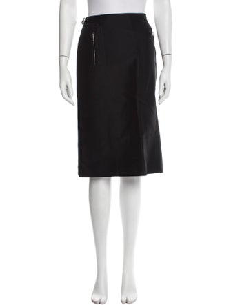 Alberta Ferretti Silk Knee-Length Skirt