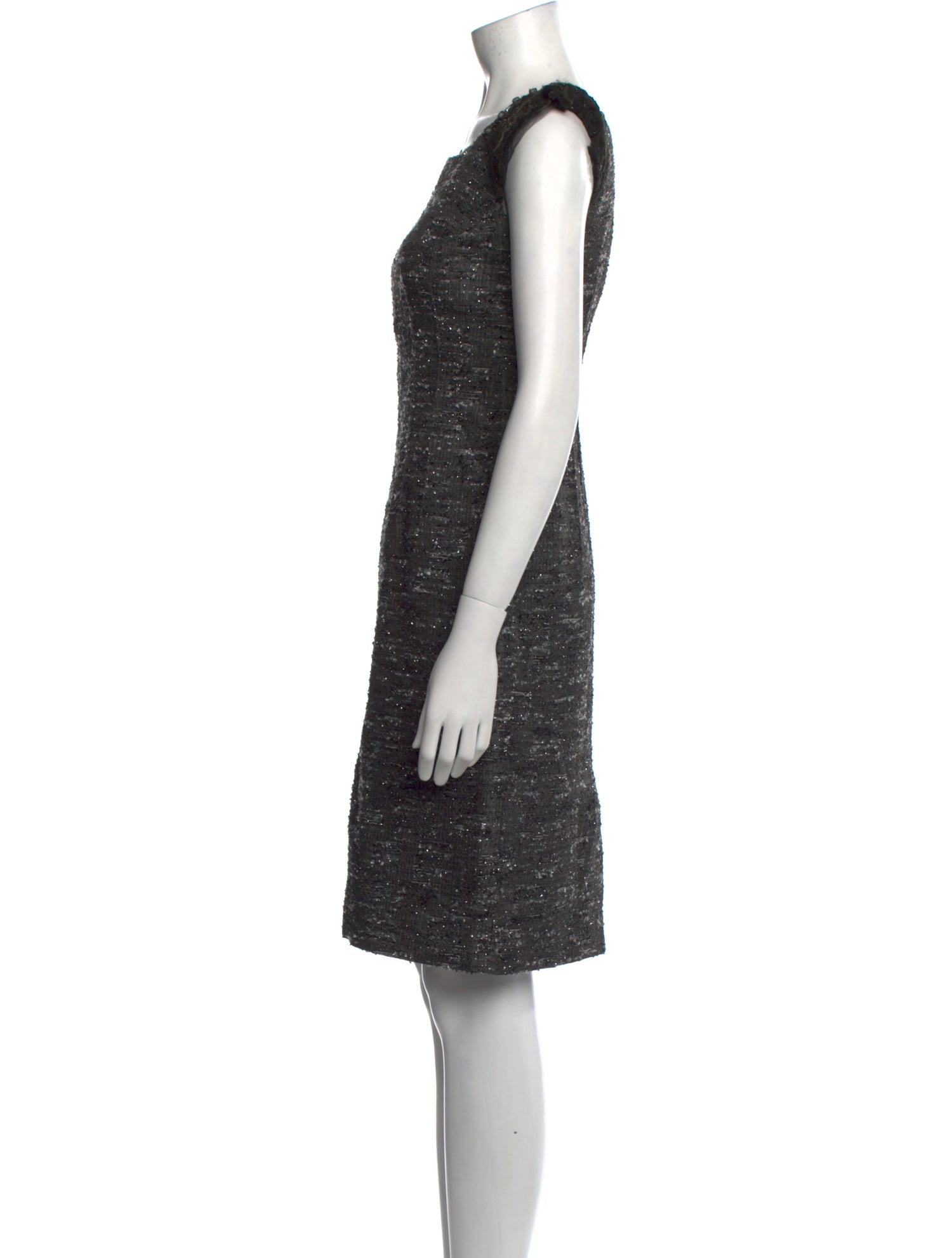 Alberta Ferretti Square Neckline Knee-Length Dress