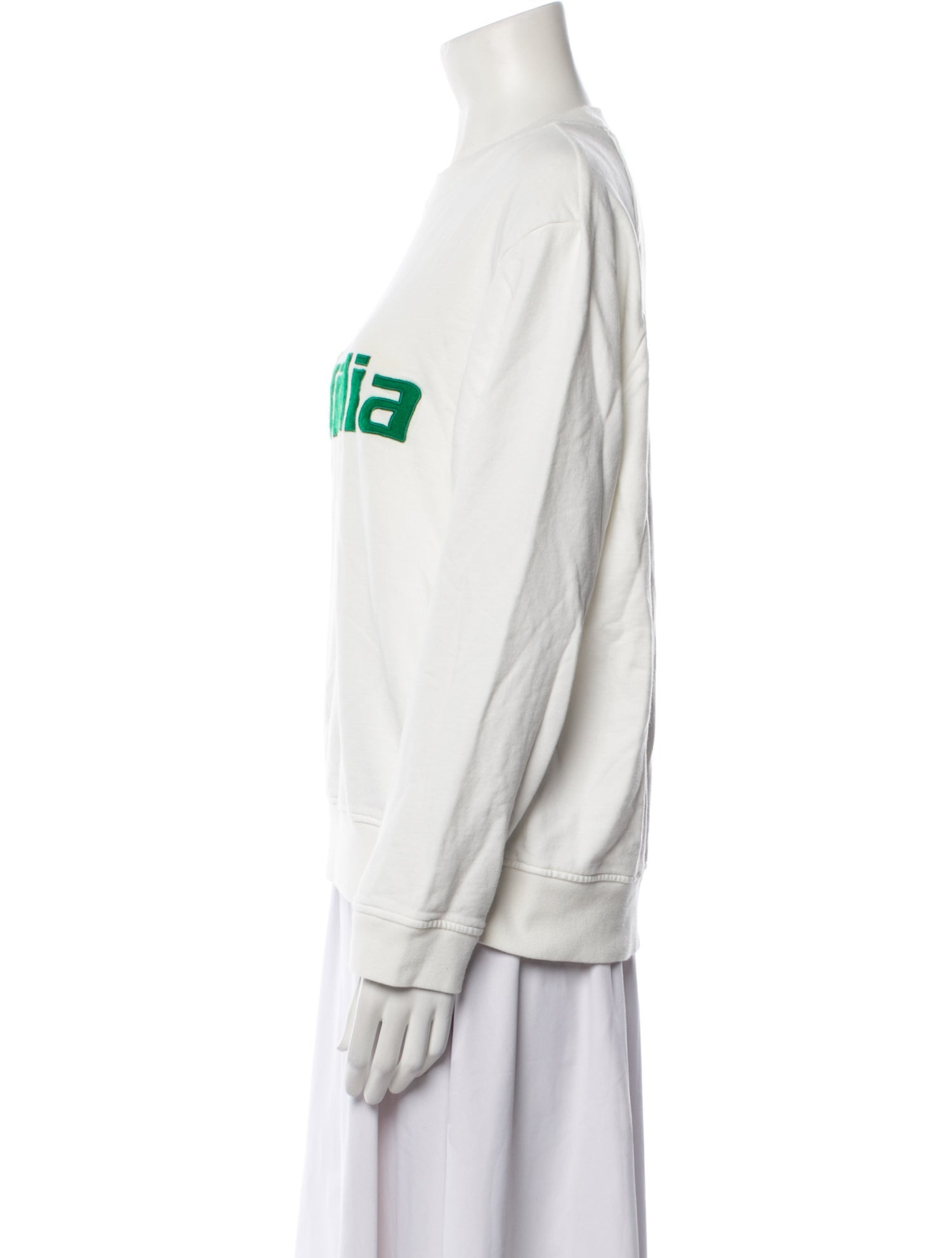 Alberta Ferretti Graphic Print Crew Neck Sweatshirt