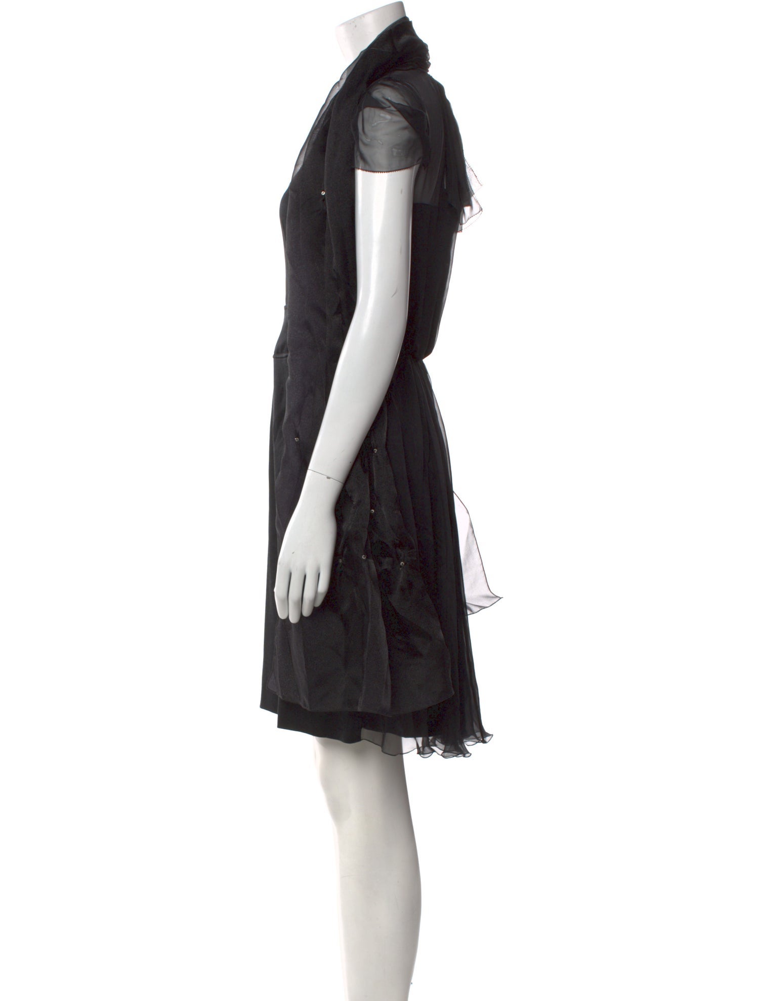 Alberta Ferretti Silk Mini Dress