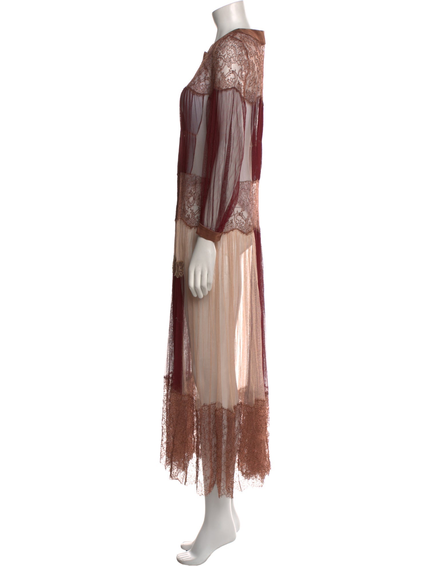 Alberta Ferretti Silk Long Dress
