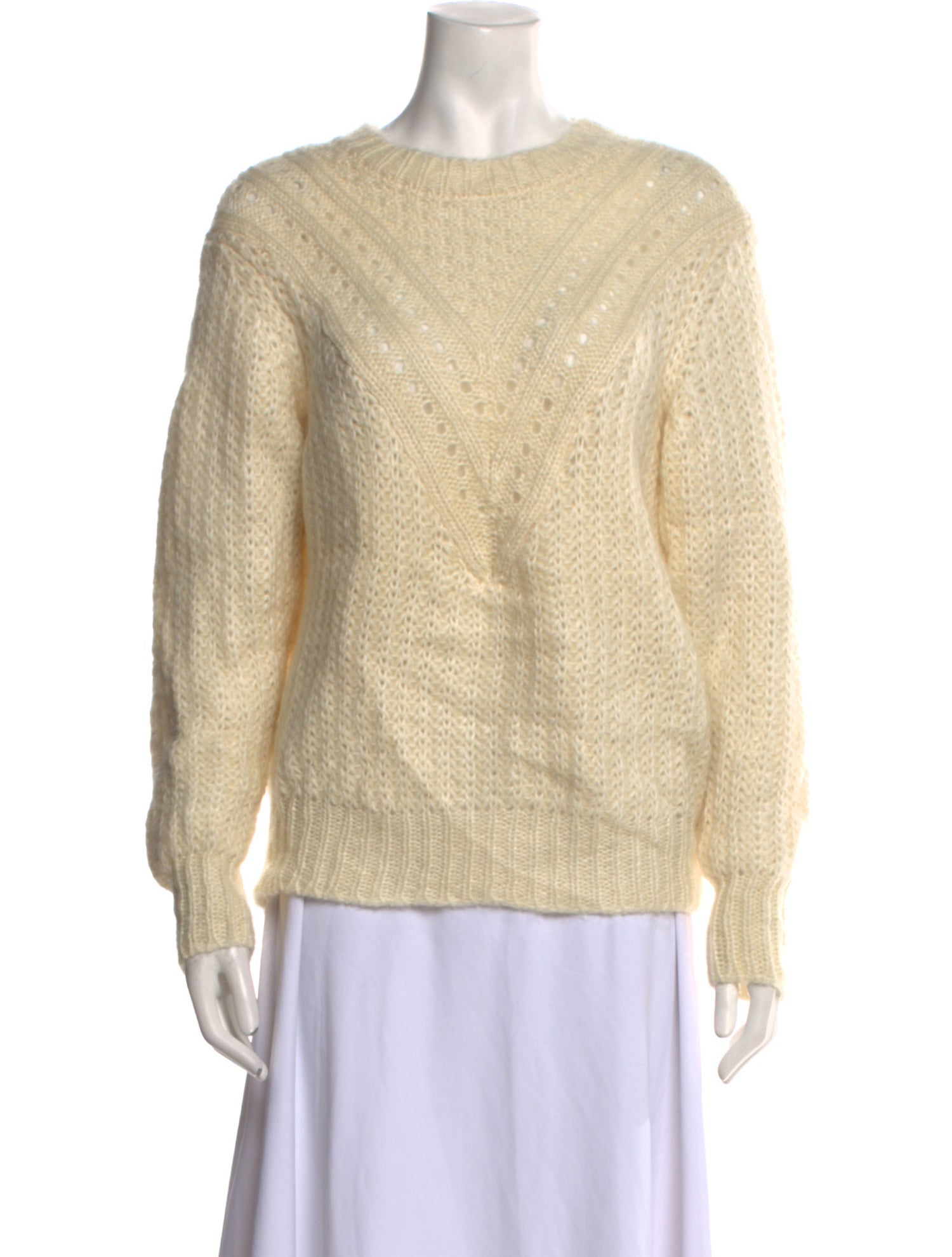 Alberta Ferretti Crew Neck Sweater