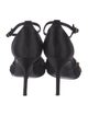 Alberta Ferretti Satin Patterned T-Strap Pumps