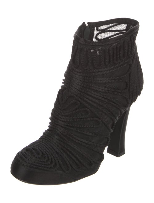 Alberta Ferretti Satin Boots