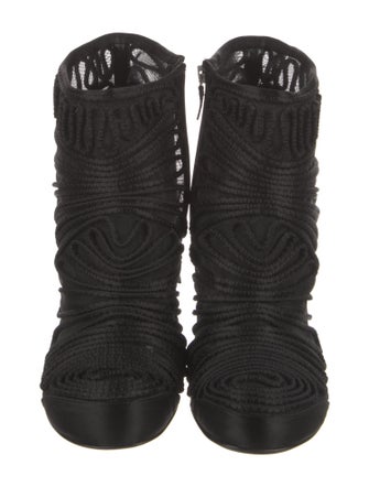 Alberta Ferretti Satin Boots