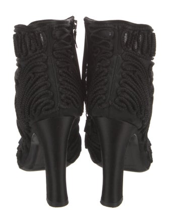 Alberta Ferretti Satin Boots