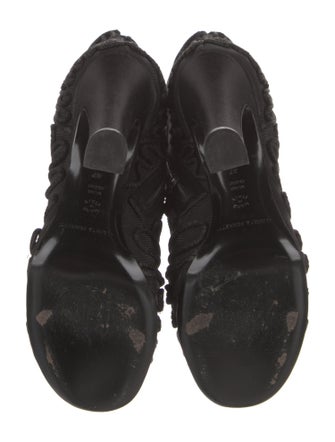 Alberta Ferretti Satin Boots