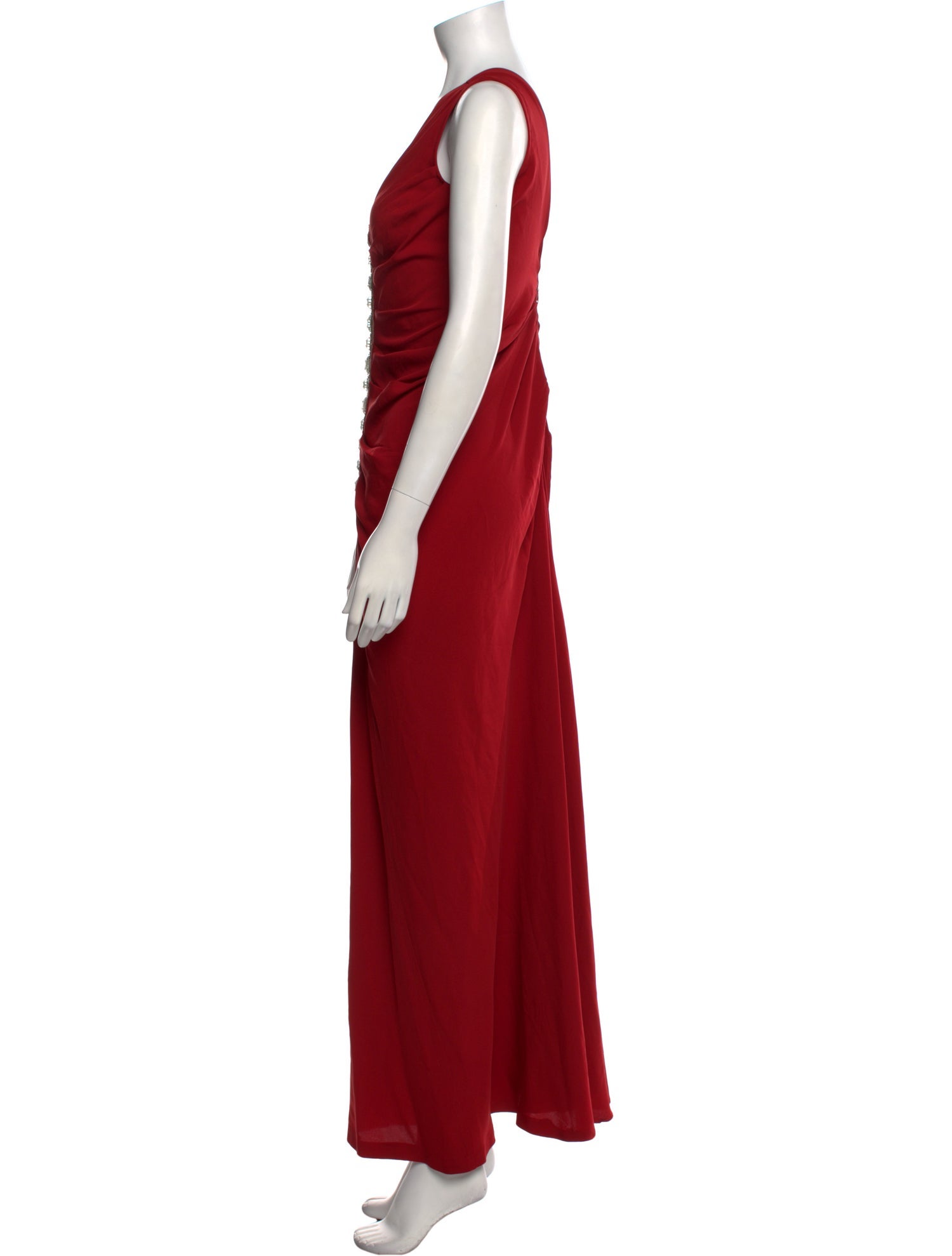 Alberta Ferretti Silk Long Dress