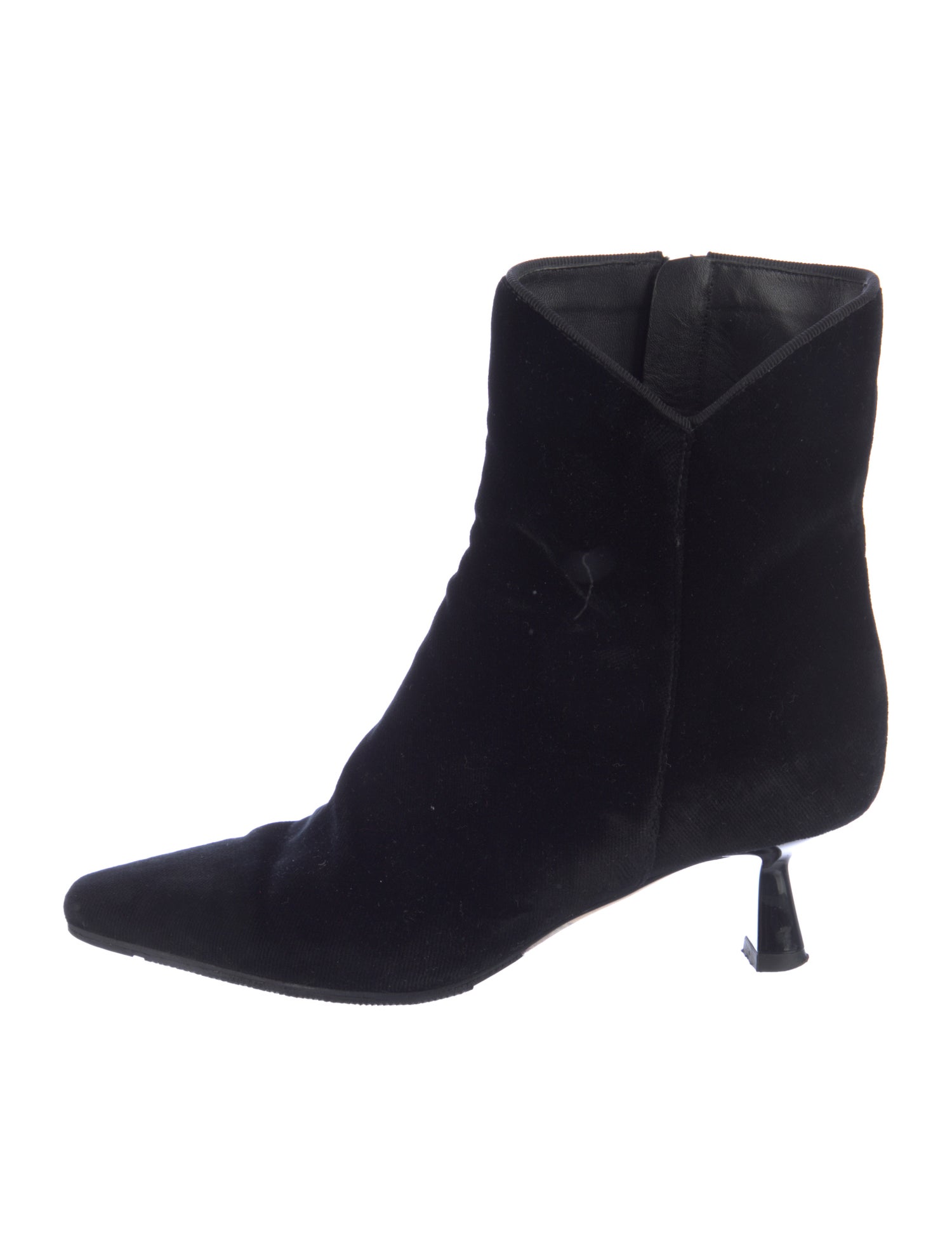 Alberta Ferretti Vintage Velvet Boots