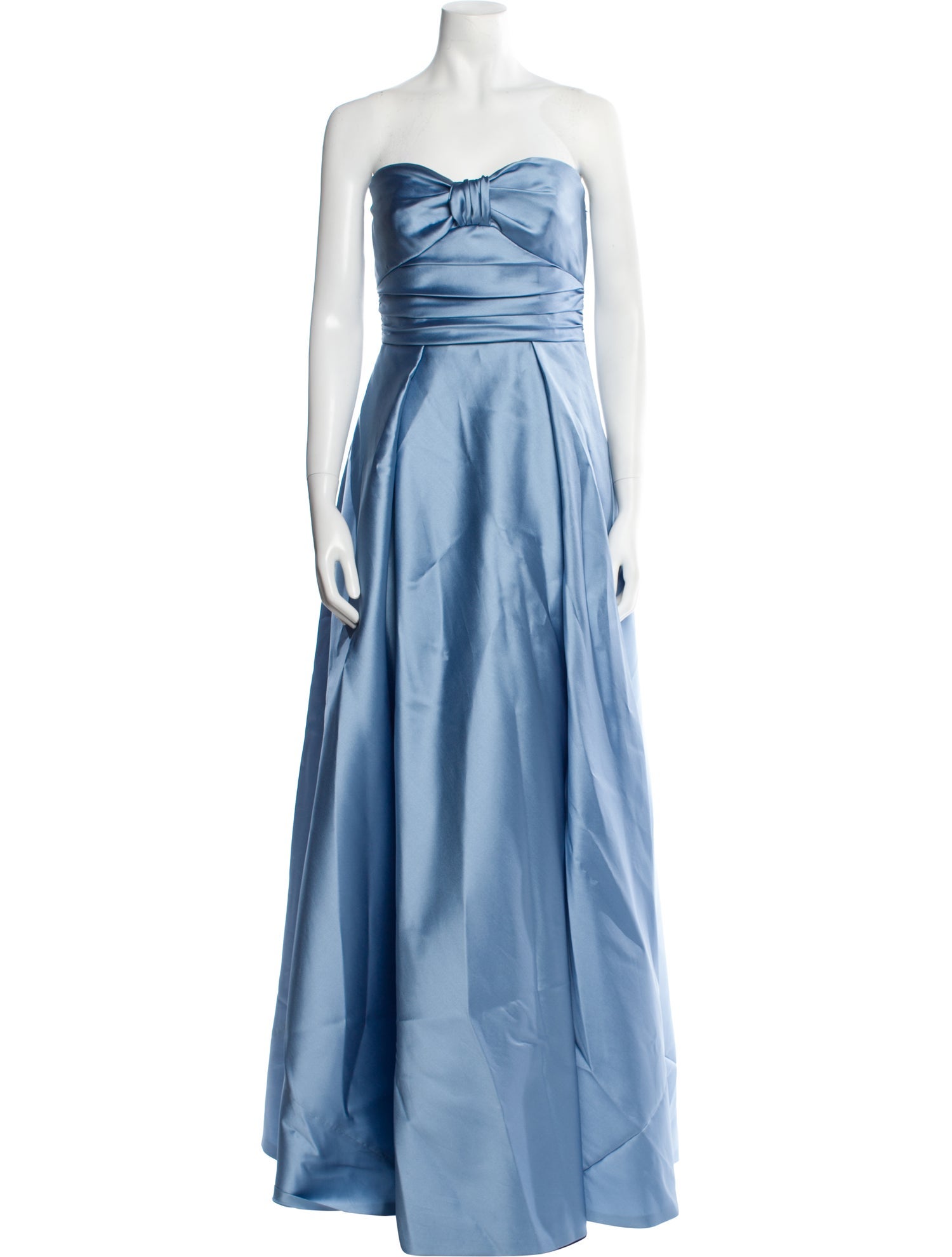 Alberta Ferretti Strapless Long Dress