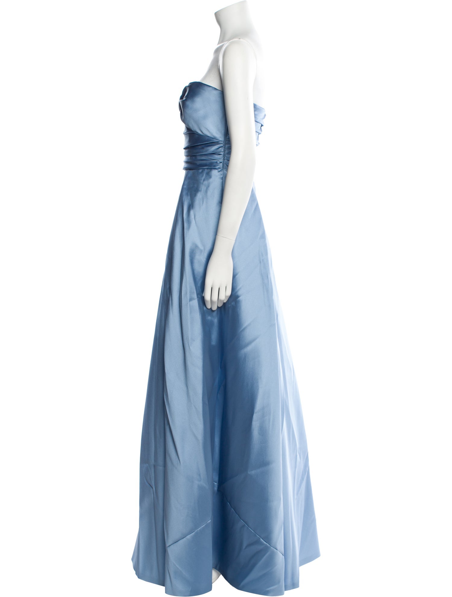 Alberta Ferretti Strapless Long Dress