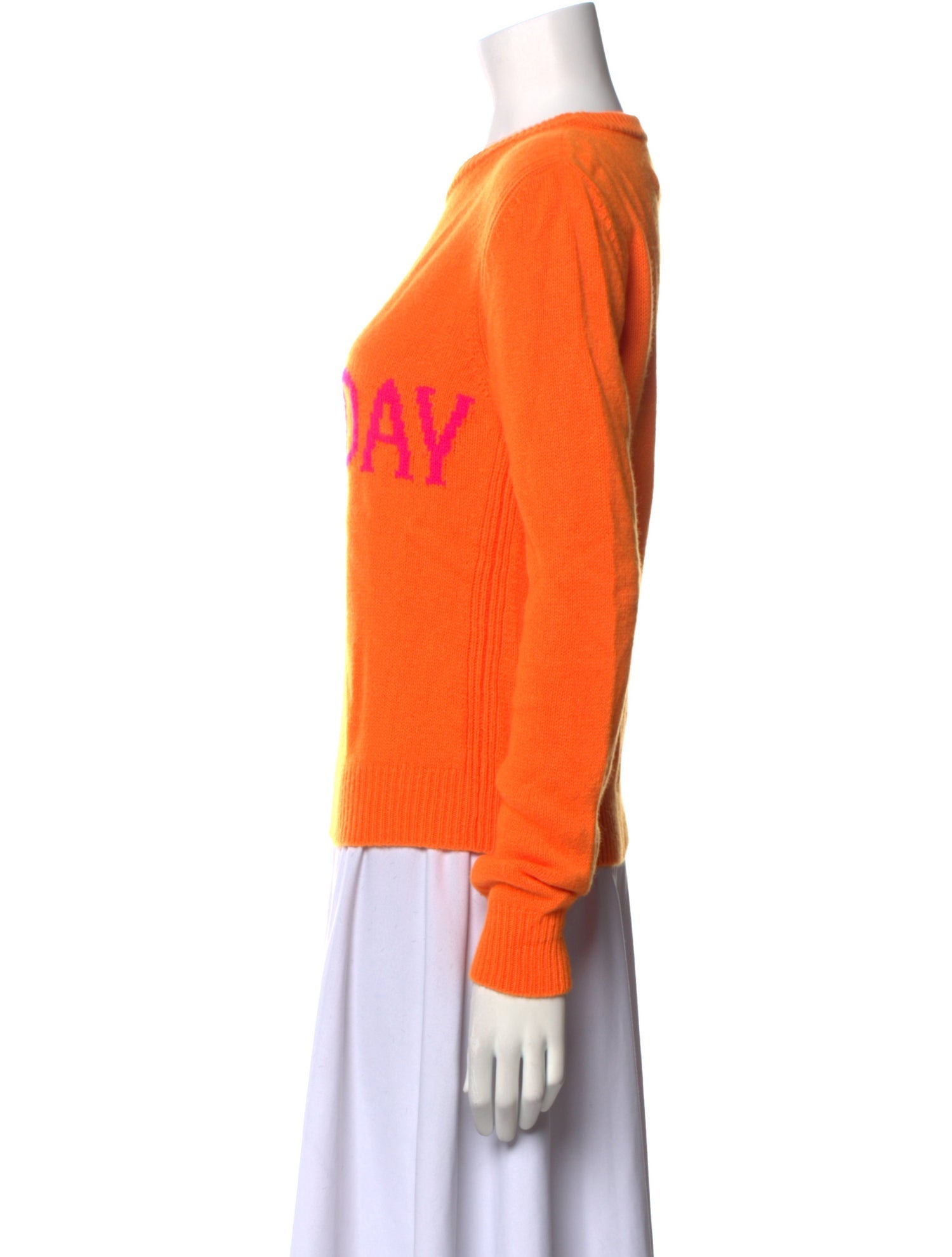 Alberta Ferretti Virgin Wool Crew Neck Sweater