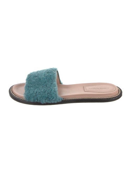 Alberta Ferretti Wool Slides