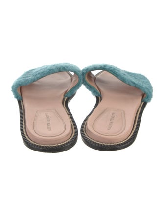 Alberta Ferretti Wool Slides