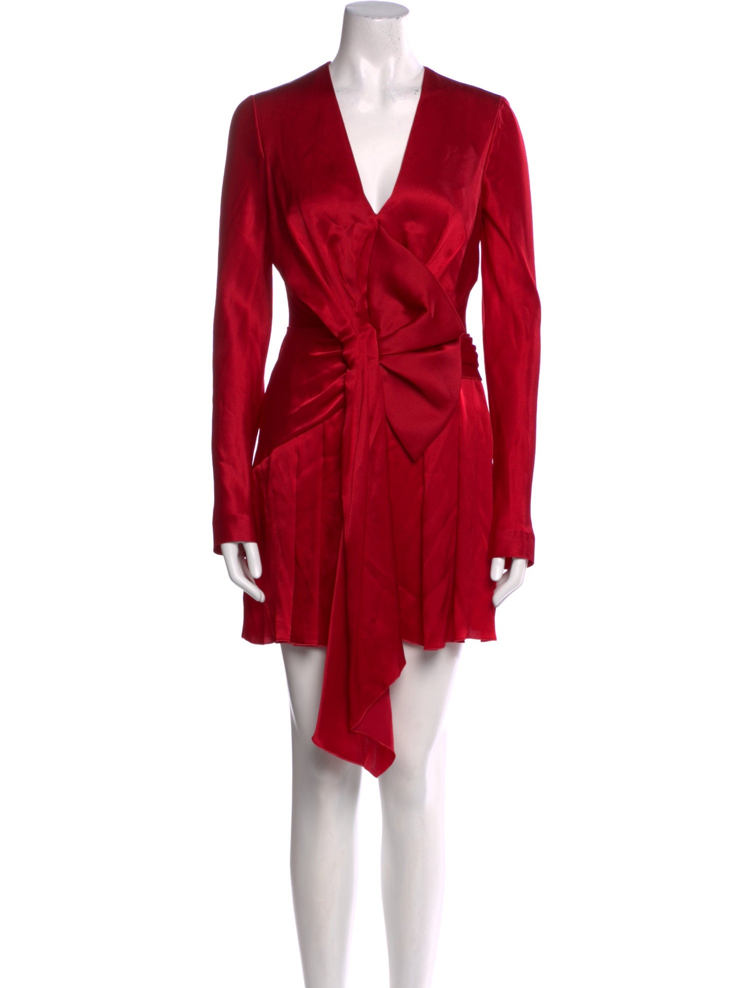 Alberta Ferretti V-Neck Mini Dress