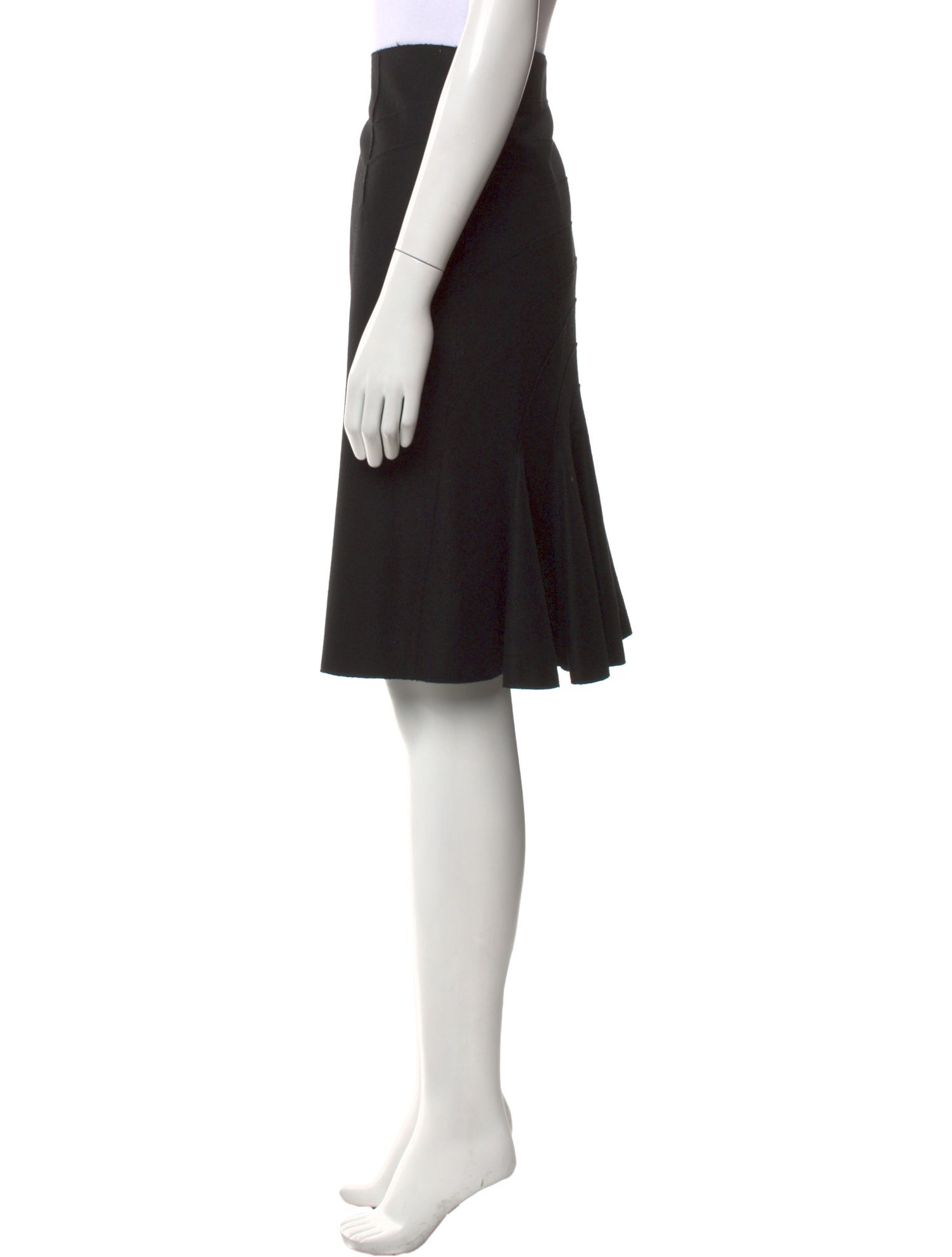 Alberta Ferretti Wool Knee-Length Skirt