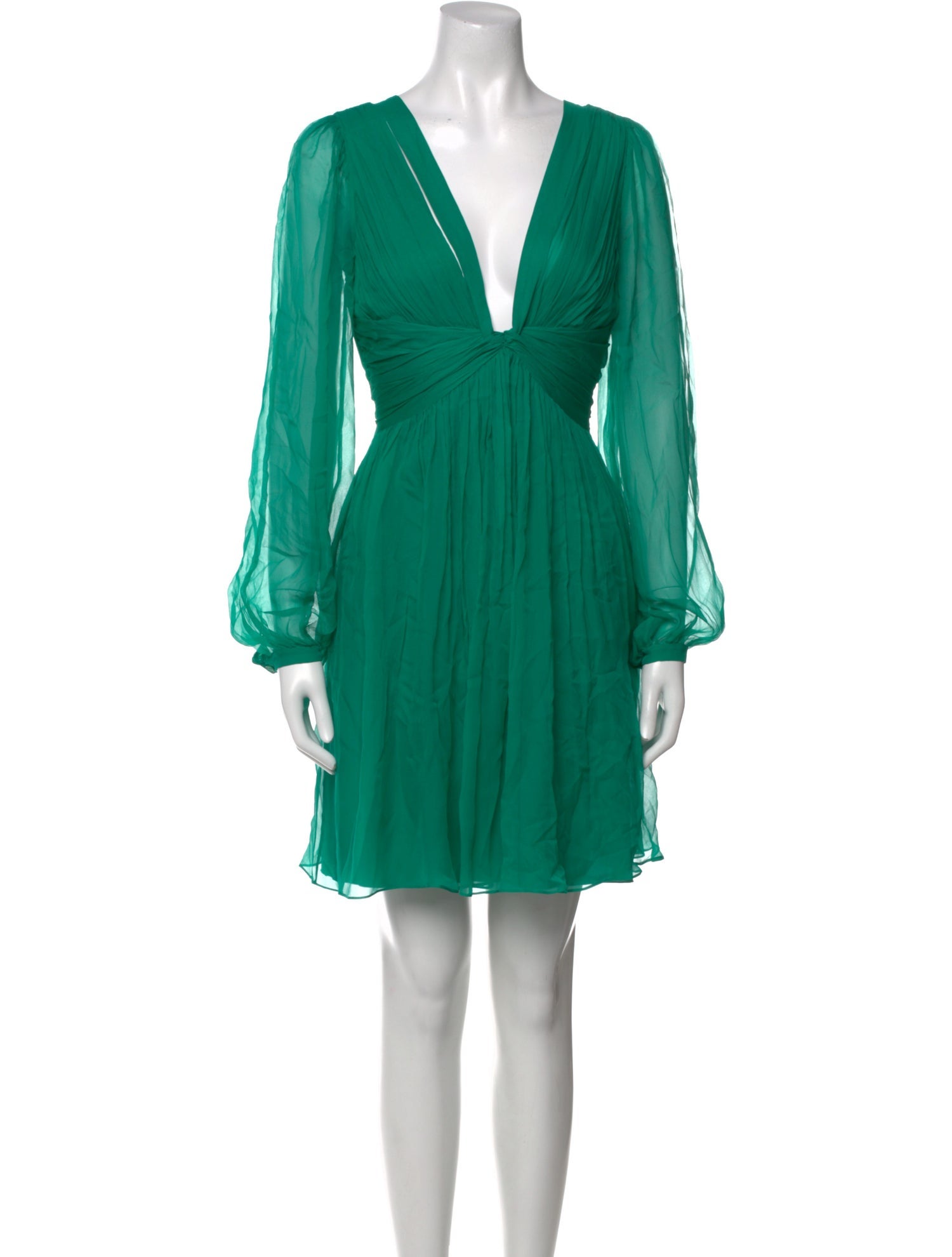Alberta Ferretti Silk Mini Dress