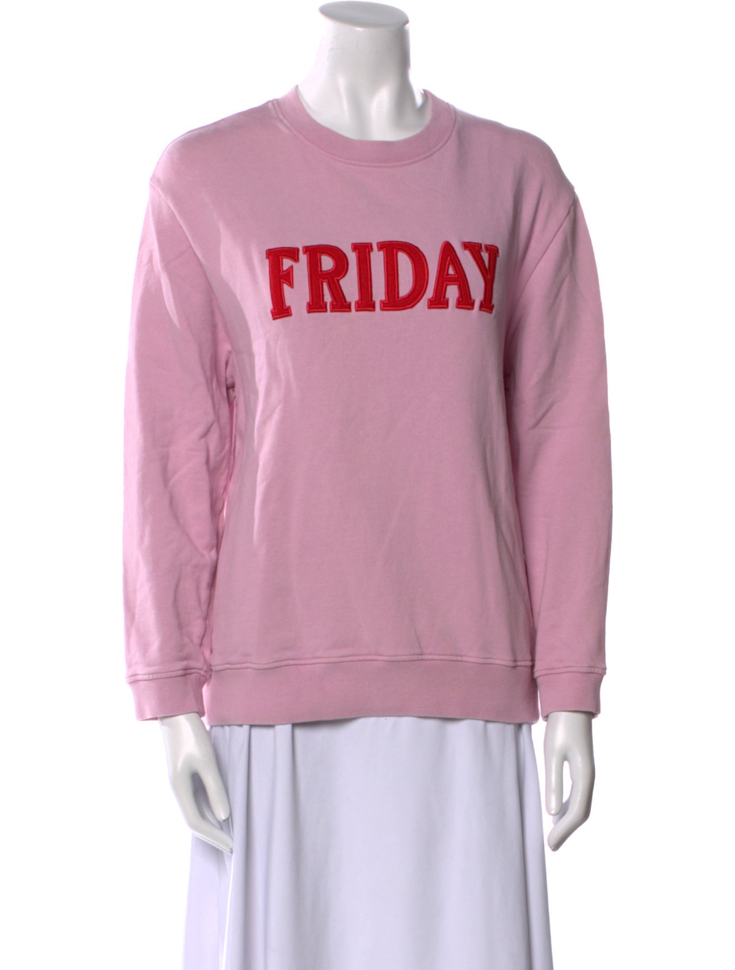 Alberta Ferretti Graphic Print Crew Neck Sweatshirt