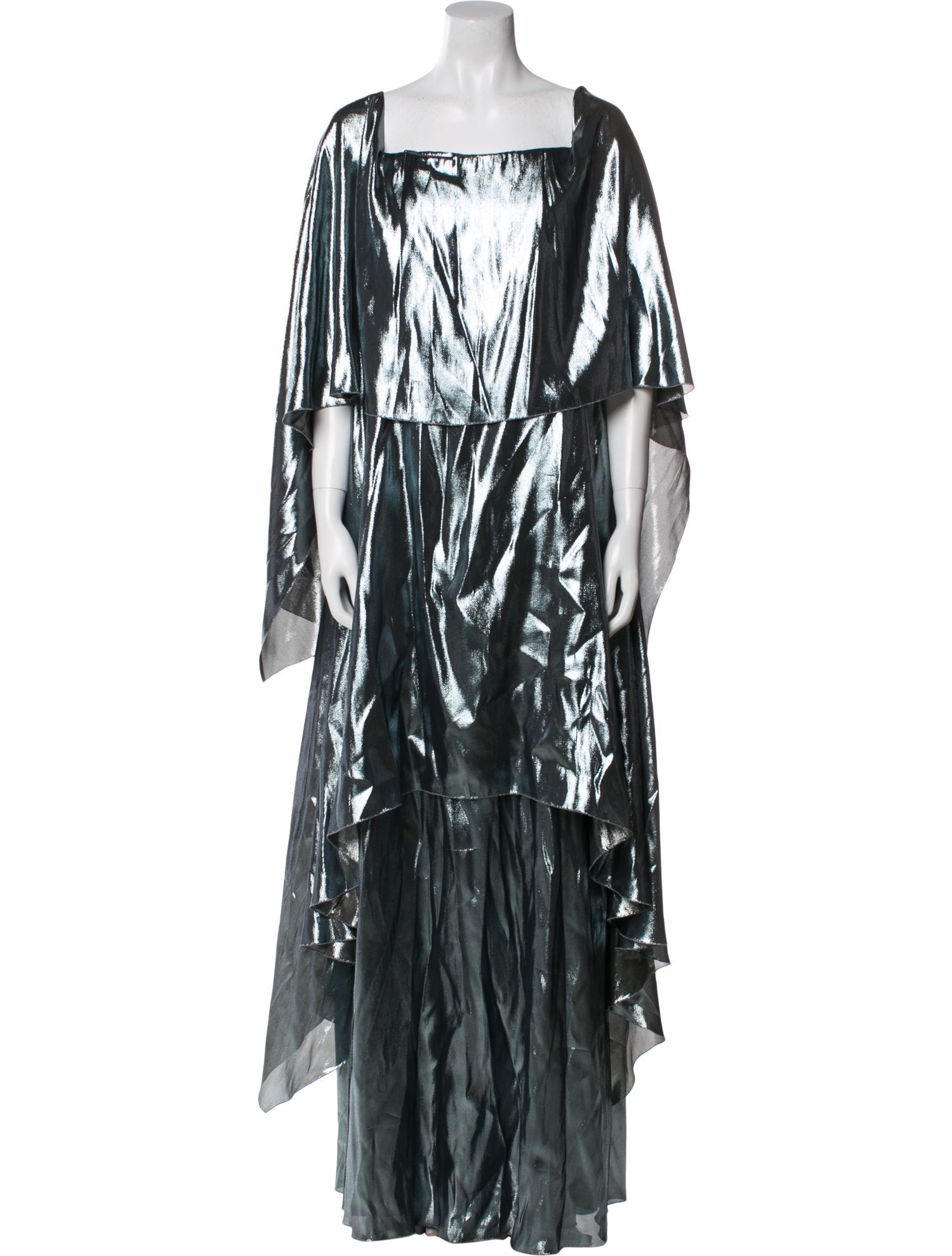 Alberta Ferretti Silk Long Dress w/ Tags