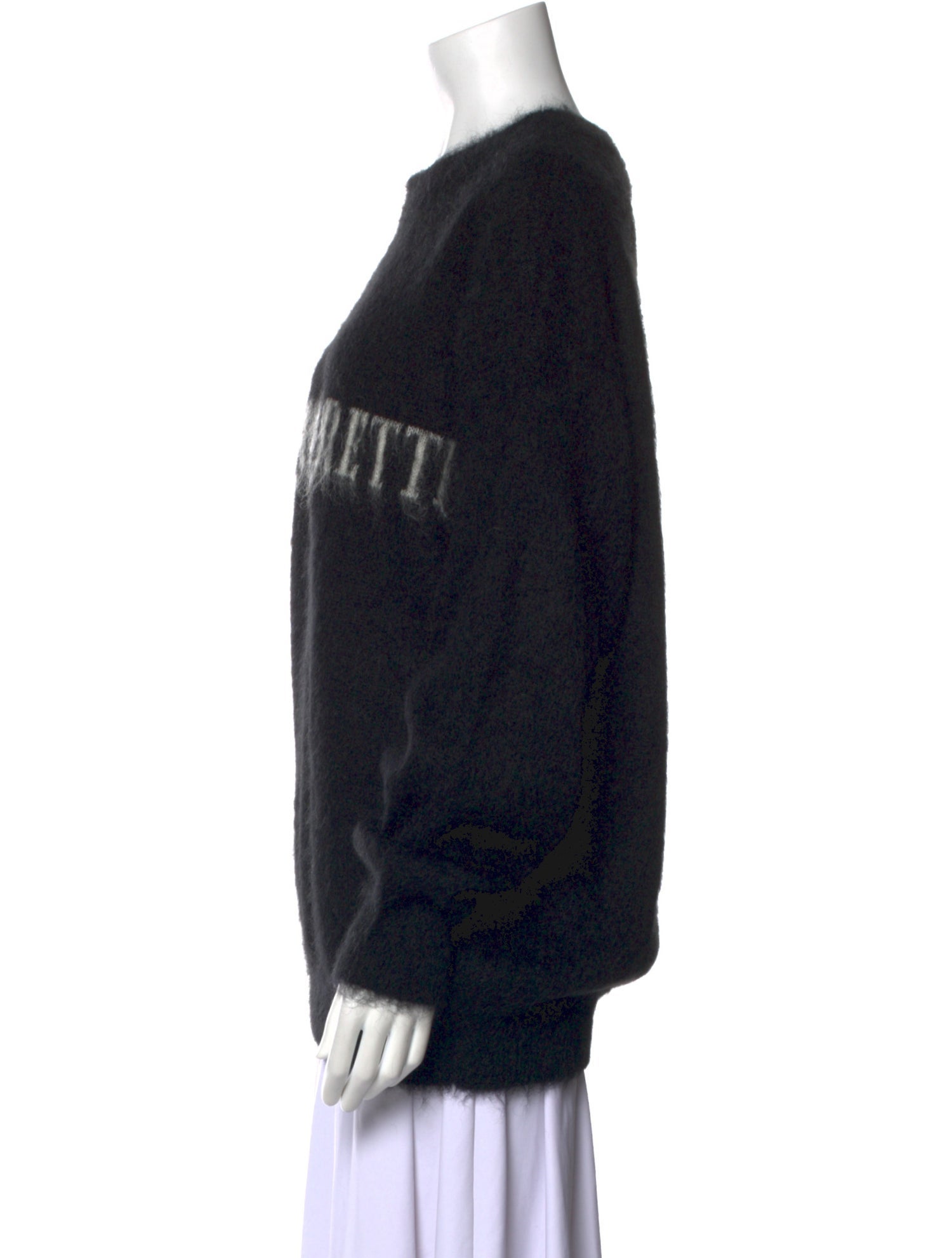 Alberta Ferretti Printed Crew Neck Sweater