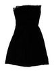 Alberta Ferretti Strapless Mini Dress