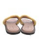 Alberta Ferretti Shearling Slides