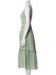 Alberta Ferretti Linen Midi Length Dress
