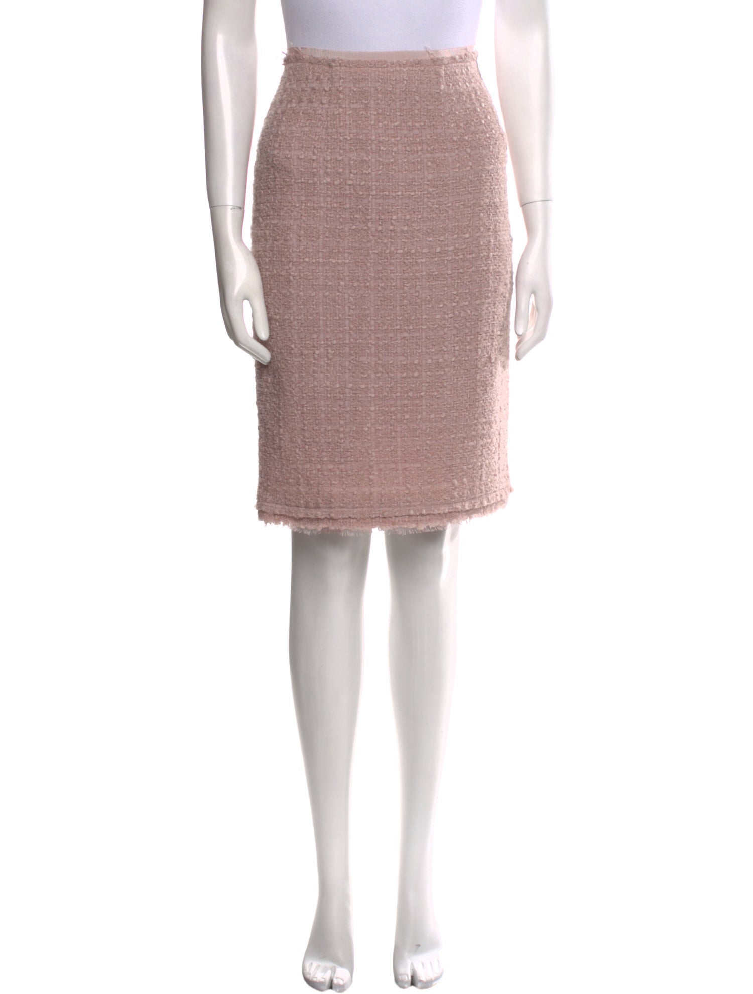 Alberta Ferretti Virgin Wool Knee-Length Skirt