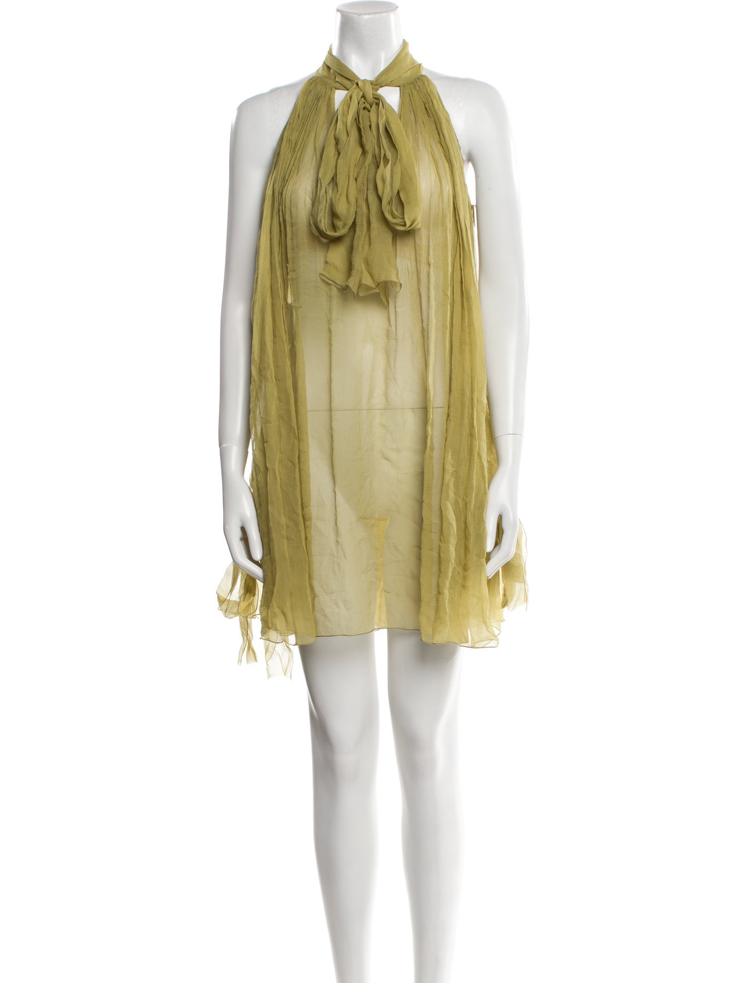 Alberta Ferretti Silk Mini Dress w/ Tags