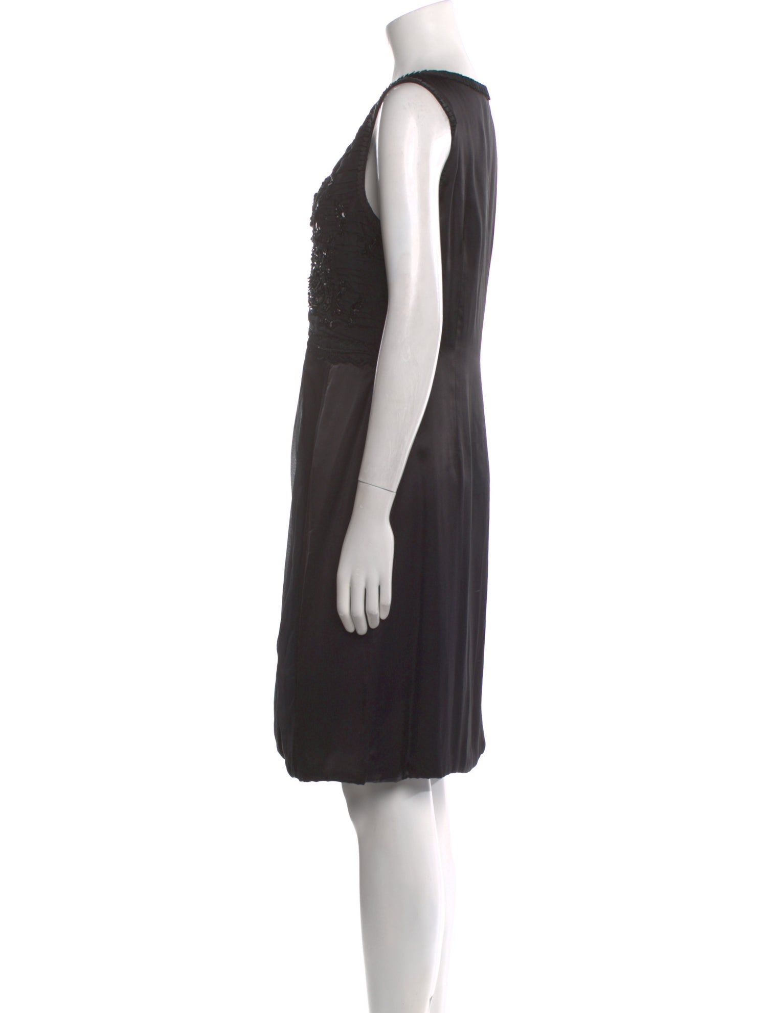 Alberta Ferretti Silk Knee-Length Dress