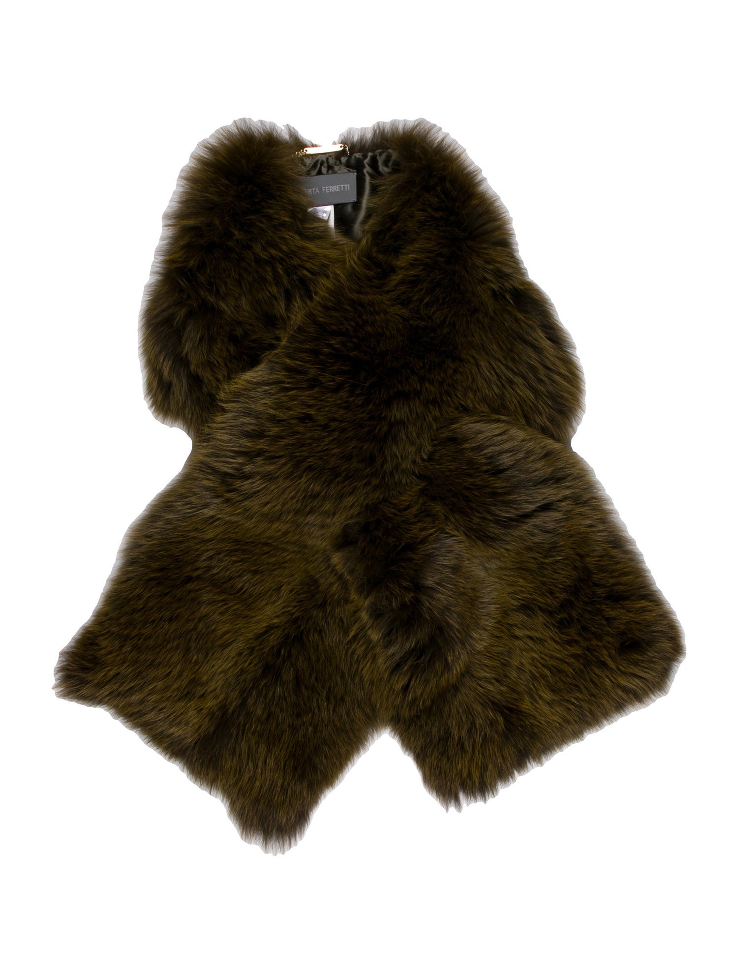 Alberta Ferretti Fur Shawl