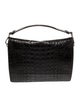Alberta Ferretti Alligator Top Handle Bag
