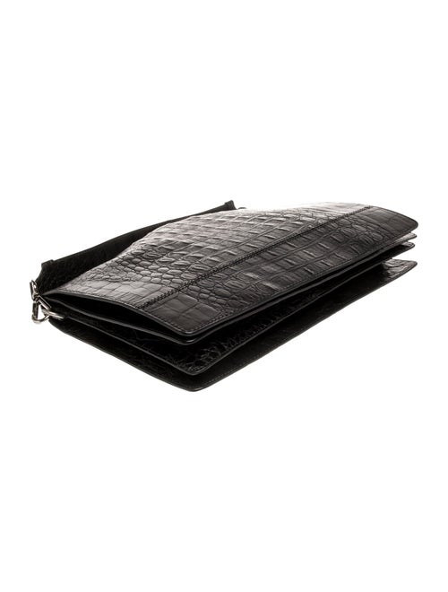Alberta Ferretti Alligator Top Handle Bag