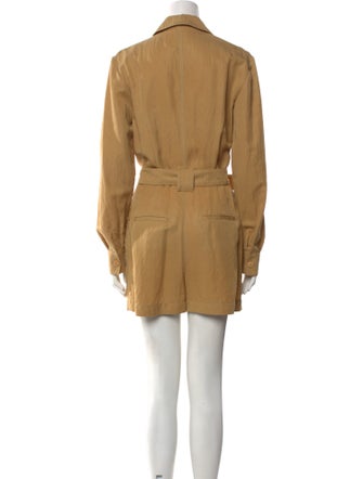 Alberta Ferretti Mock Neck Romper