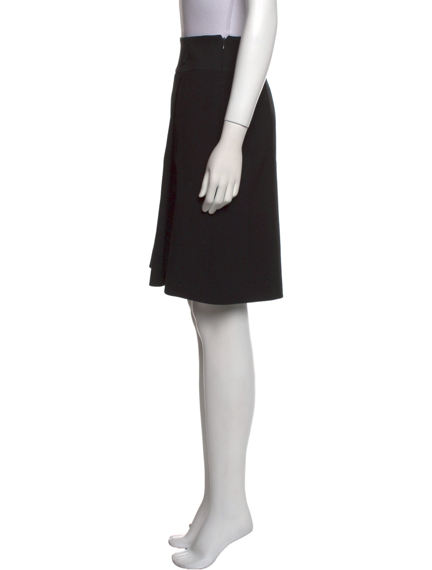 Alberta Ferretti Wool Knee-Length Skirt