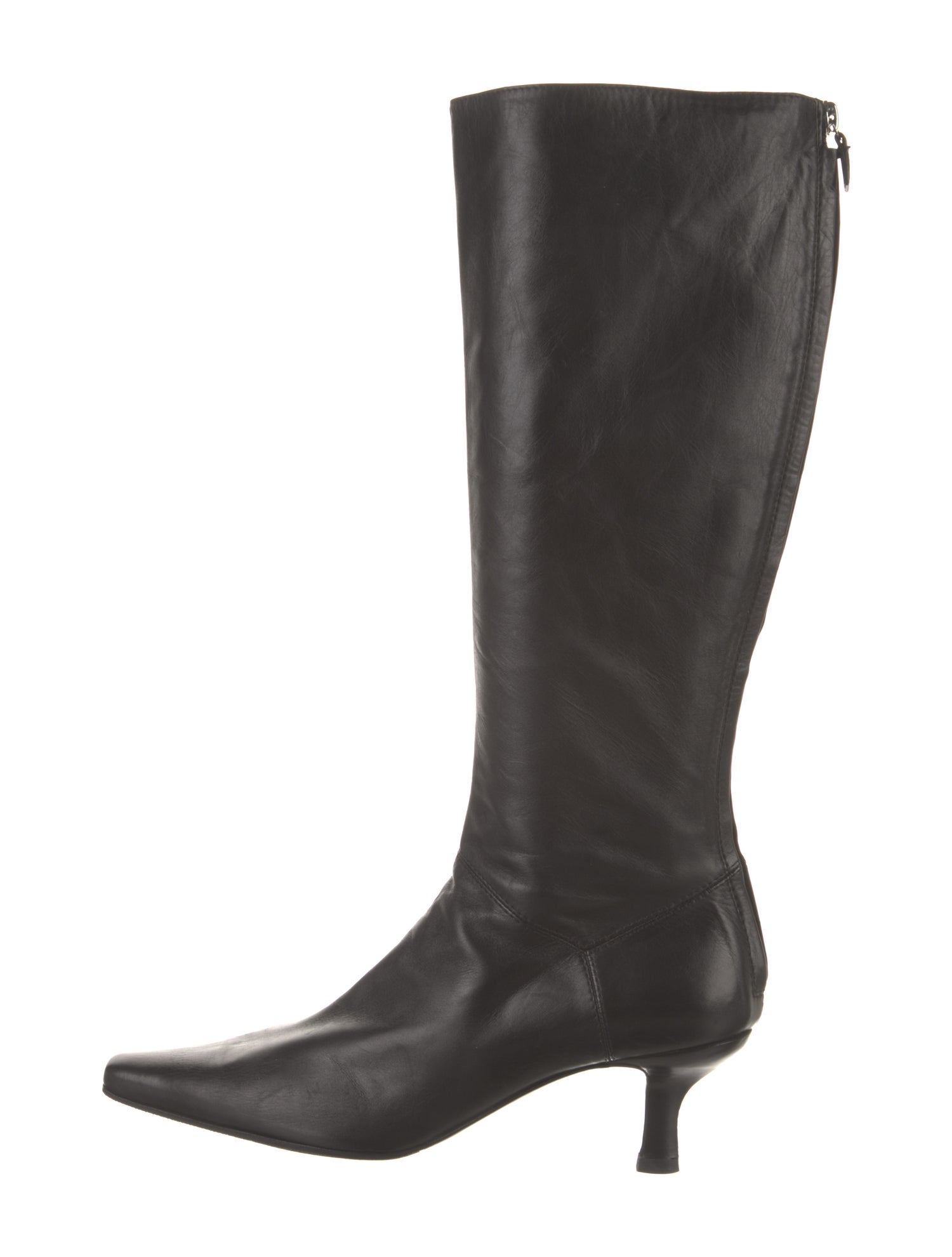 Alberta Ferretti Leather Riding Boots