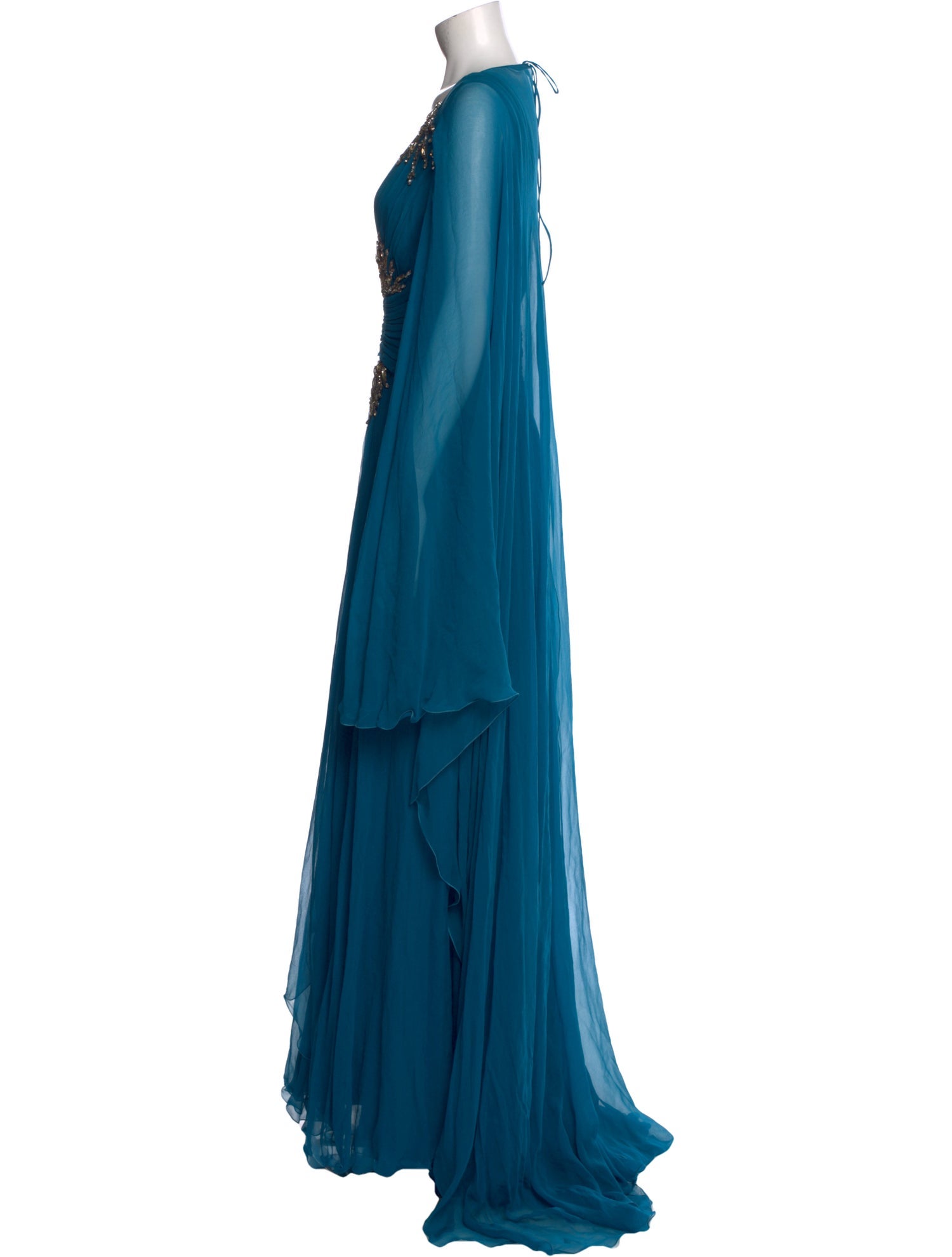 Alberta Ferretti Silk Long Dress