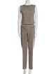 Alberta Ferretti Virgin Wool Glitter Accents Pant Set